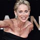 Actress Sharon Stone arrives on the red carpet for the screening of the film `Inglourious Basterds` at the 62nd Cannes Film Festival